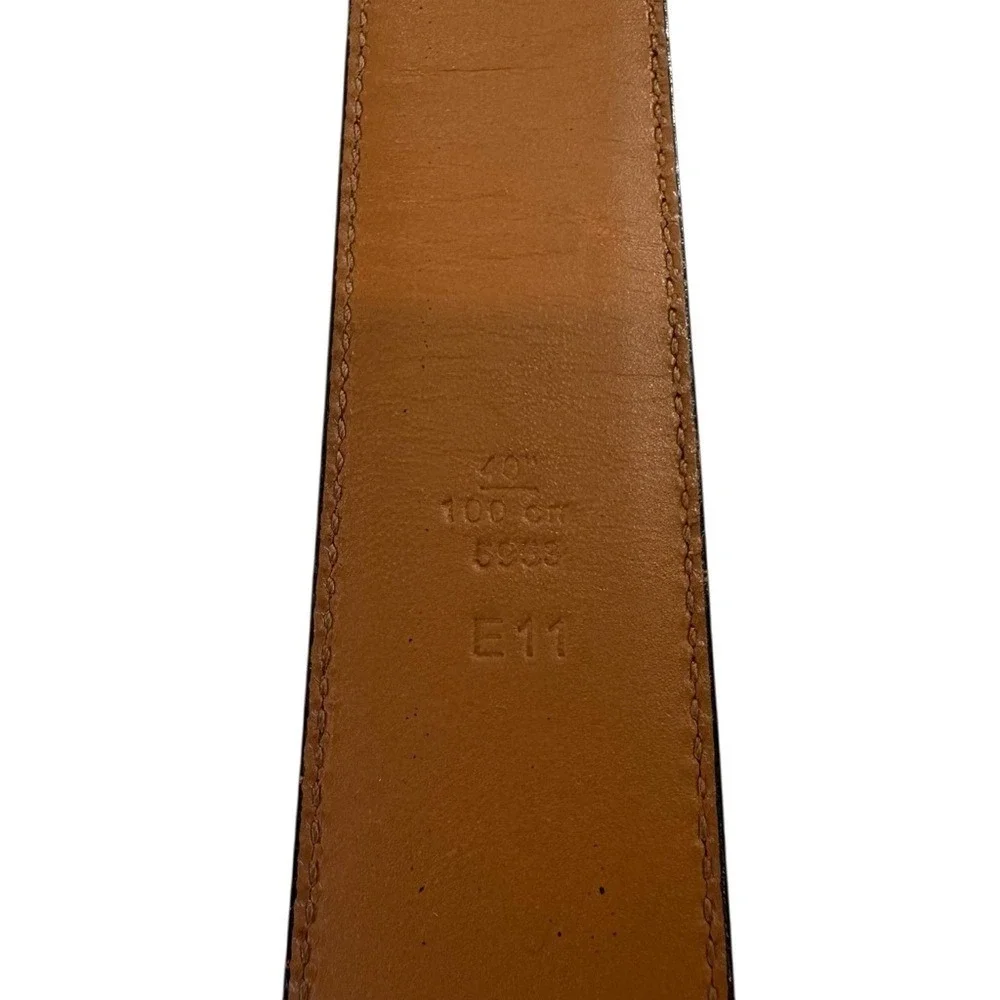 Coach Mens 5953 Leather and Brass‎ Brown Belt Size 40
